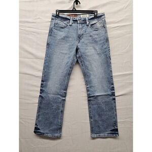 Axel Brand Mens Slim Boot Stretch Jeans 32x30 Cave‎ Light Wash AXMB0084 NEW